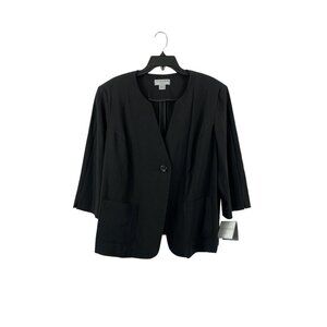 Sag Harbor Women's  Career Black Blazer Top